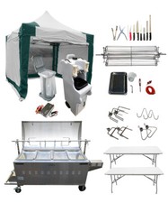 Hog Roast Oven Business to Spit Roast Pigs With Hand Wash Station Included 