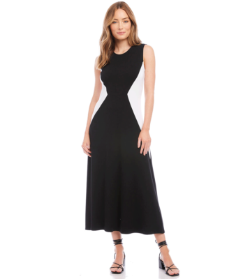 slim fit dress slacks Flare Sleeve Embroidered Dress main image 0