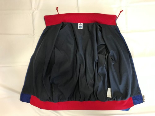 adidas Vintage Soccer Windbreaker tops and bottoms with fabric lining XLsize DDP - Picture 6 of 12