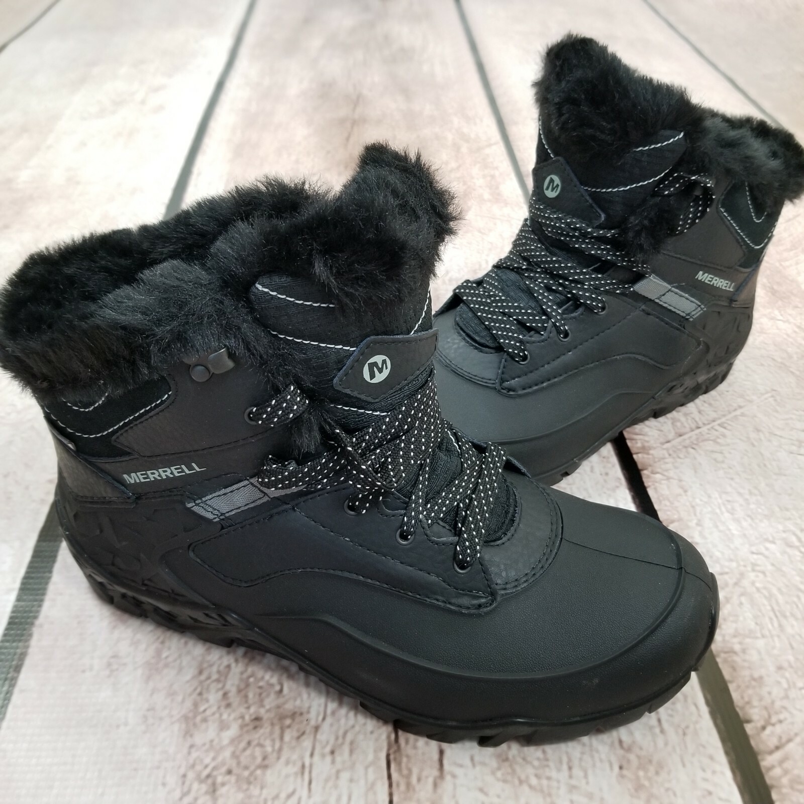 merrell aurora tall ice  waterproof women's winter boots