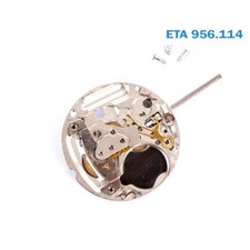 Eta Uncomplete Swiss Movement number 956.114 disc 6 silver