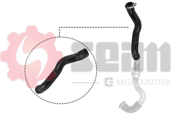 Kit De 2 Tuyaux Turbo/tuyaux D'air Pour Dacia Duster Logan 1.5 DCi - Pièce De Rechange Qualité D'origine 8200598006 - 6