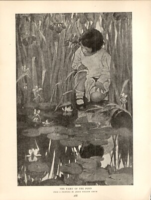 Jessie Willcox Smith Illustration The Fairy of the Pond 1920