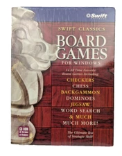 Swift Classics Board Games For Windows Big Box PC Software Factory Sealed