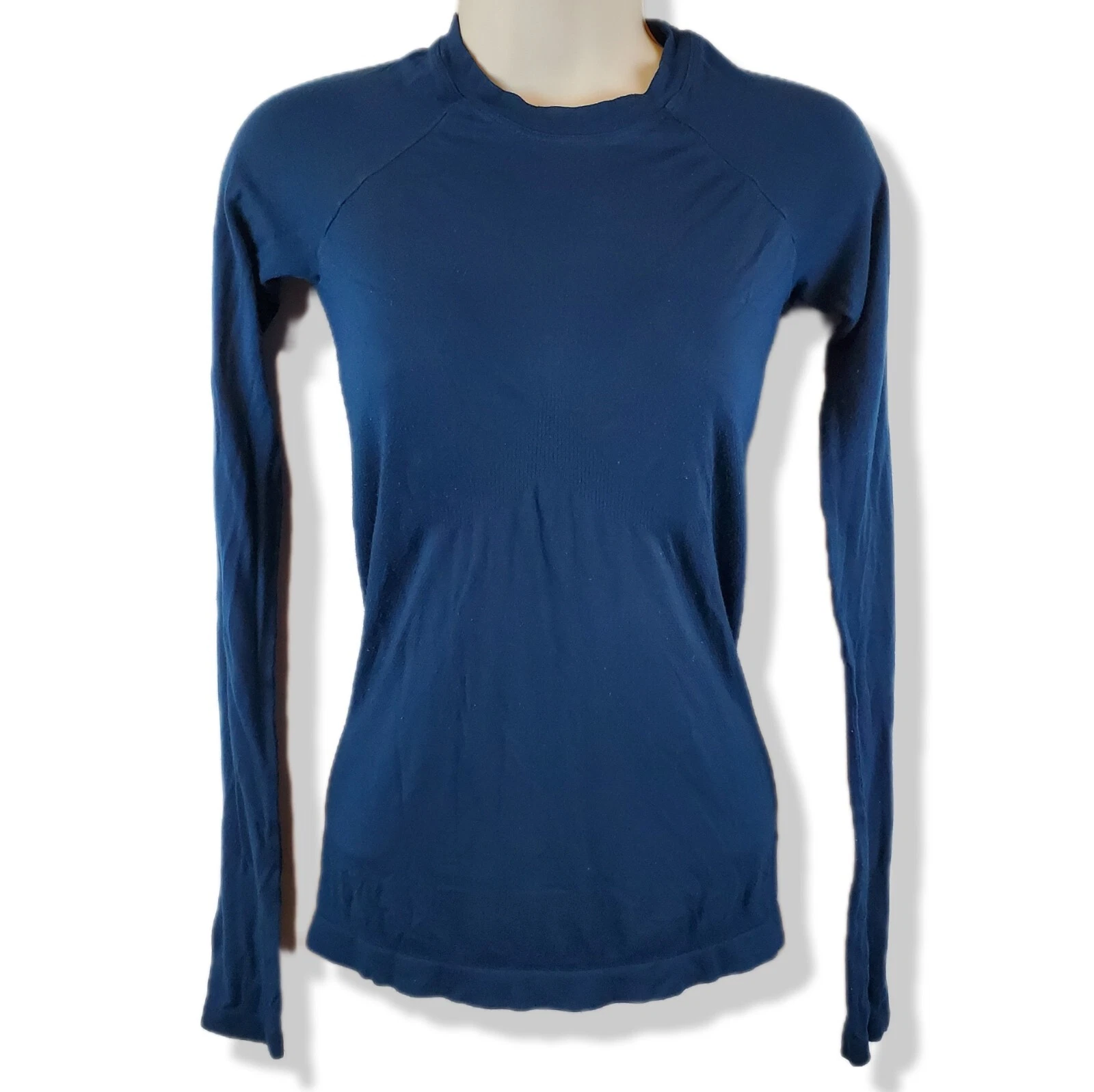 sweaty-betty long sleeve workout stretch athletic shirt