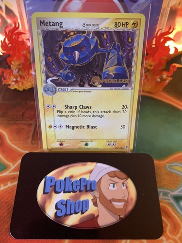 2005 Pokemon EX Delta Species Metang 49/113 Prerelease - NM
