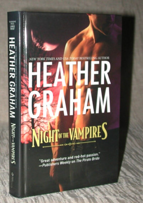 Night of the Vampires by Heather Graham Thorndike LARGE PRINT Hardcover 2010 1st