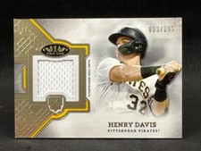 2024 TOPPS TIER ONE 1 MLB BASEBALL HENRY DAVIS RR-HD ROOKIE JERSEY RELIC 33/199