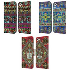 HEAD CASE DESIGNS TIBETAN PATTERN LEATHER BOOK CASE FOR APPLE iPOD TOUCH MP3