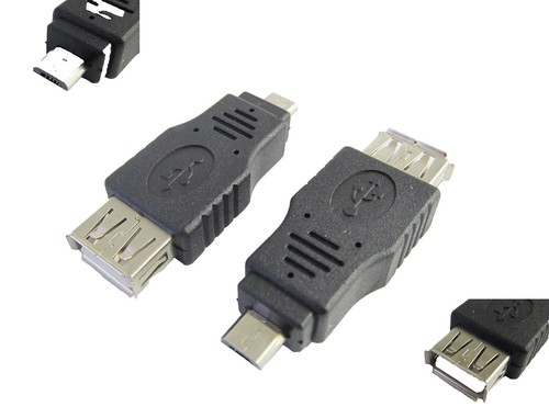 QIANRENON USB Micro-B 3.0 Auf USB-C Adapter – Grau, Für Externe Festplatten, Galaxy S5/S8 U.v.m.