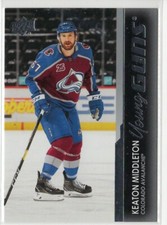 2021/22 UD Series 1 Young Guns #211 Keaton Middleton Colorado Avalanche