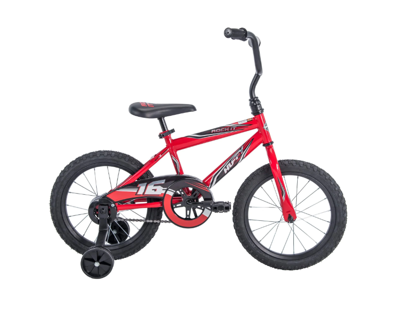 Huffy 16 in. Rock It Kids Bike for Boy Ages 4 and up, Child, Red