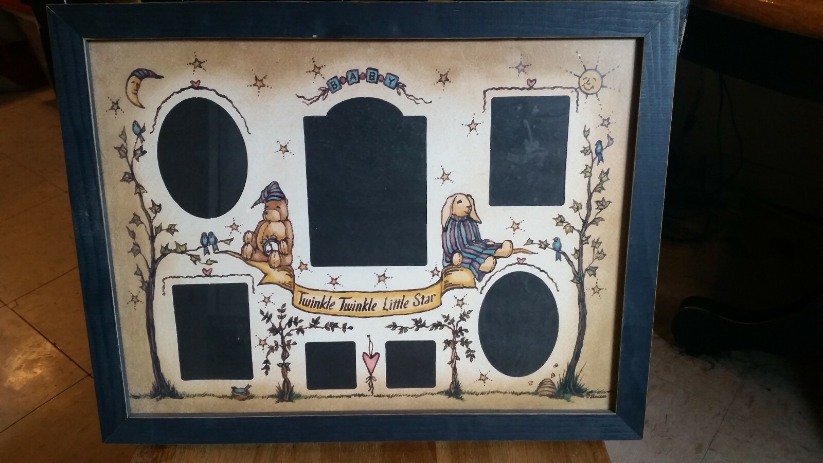 picture frame collage baby, twinkle little star theme | eBay