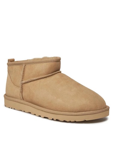 UGG Classic Ultra Mini 1137391-MDSD Men's Mustard Seed Suede Ankle Boots BU144 - Picture 26 of 30