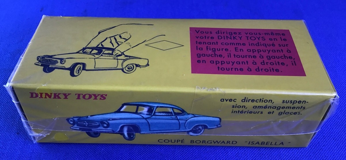 Dinky Toys Atlas Borgward Isabella Coupé Gris Métal 1/43 (Réf 549) Dans Sa Boîte