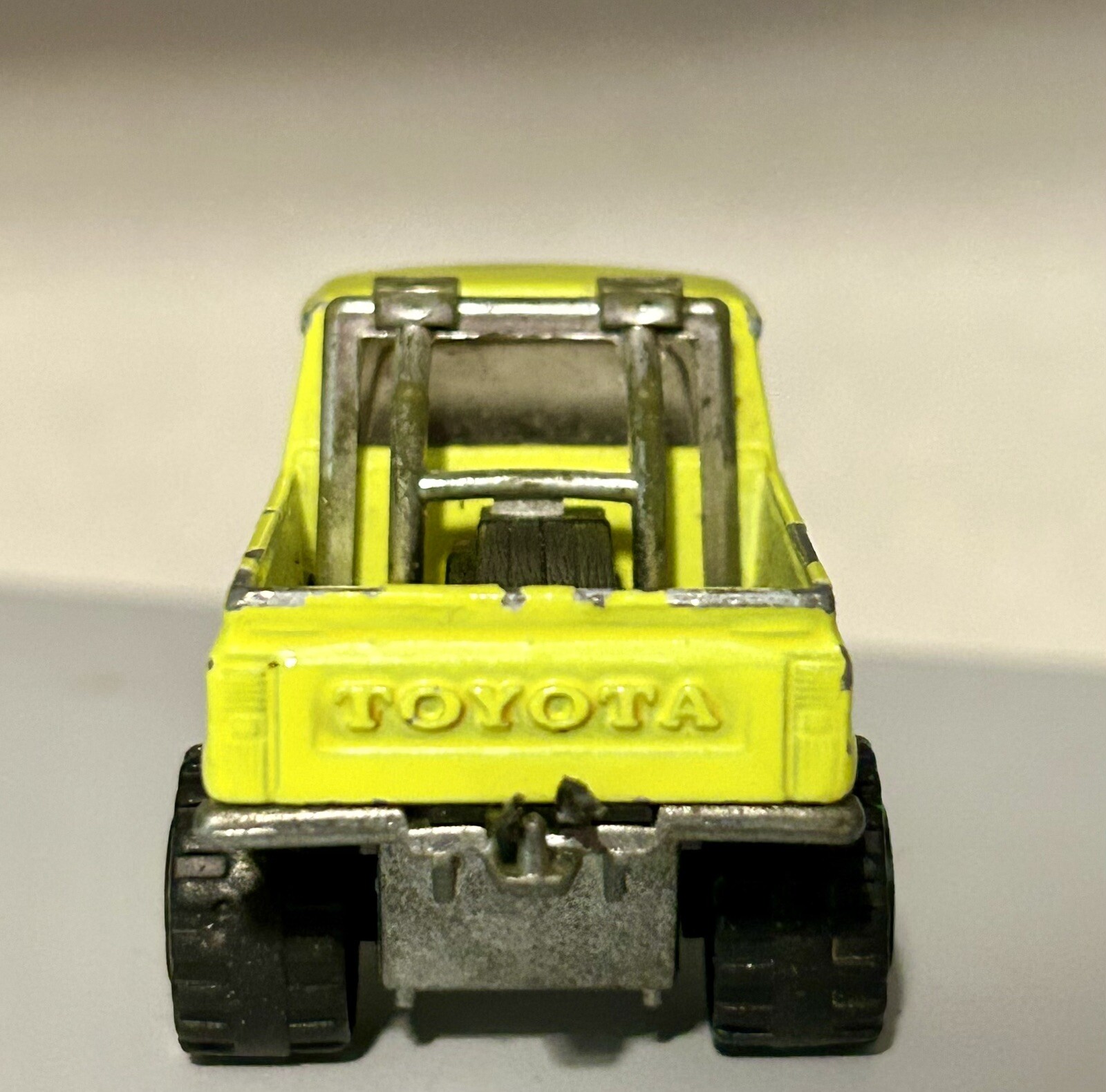 Majorette 1980s Toyota Yellow 4×4 Pickup Truck Vintage Diecast Made In