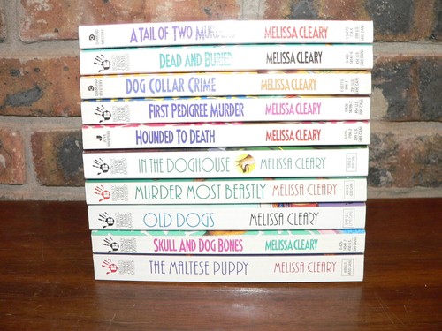 Lot of 10 Dog Lover's Mystery Paperback Books by Melissa Cleary~German Shepard - Picture 3 of 3