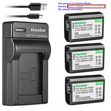 Kastar Battery Slim USB Charger for Sony OEM NP-FW50  Genuine BC-VW1 BC-TRW