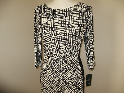 Lauren Ralph Lauren Printed Jersey Dress for Woman SIZE 6 NWT MSRP$140
