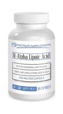 R-Alpha Lipoic Acid 300MG of Pure R-LIPOIC Acid 90 Count.   MAX Strength  
