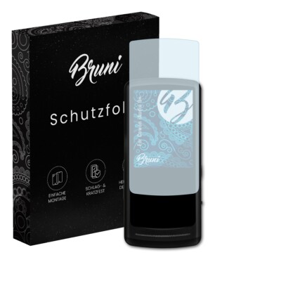 Bruni 2x Folie für Cowon iAudio 9+ Schutzfolie Displayschutzfolie