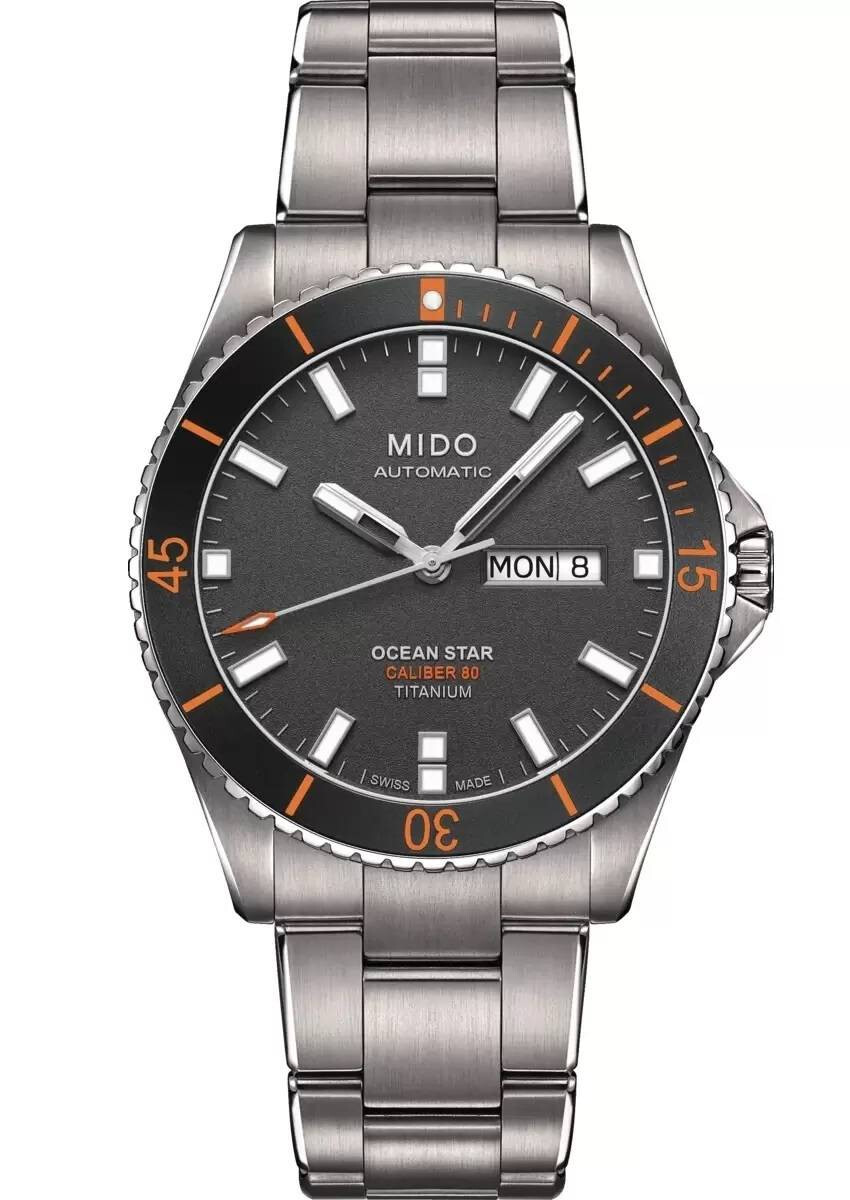Mido Model OCEAN STAR Men's Bracelet Watch Automatic Titanium M026.430.44.061.00