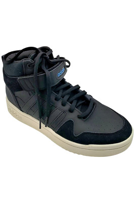 Adidas Men's Postmove Mid Basketball Sneaker Black/Black/Blue
