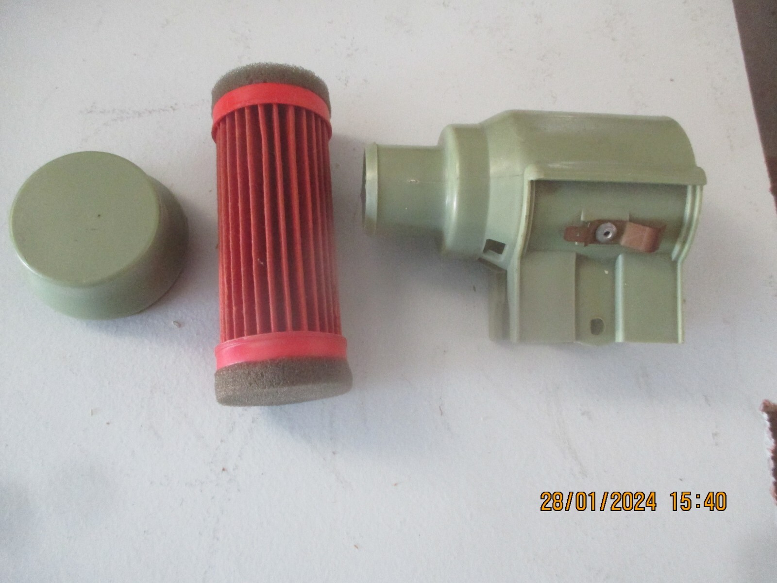 Victa lawn mower air filter complete new never used early seventys era