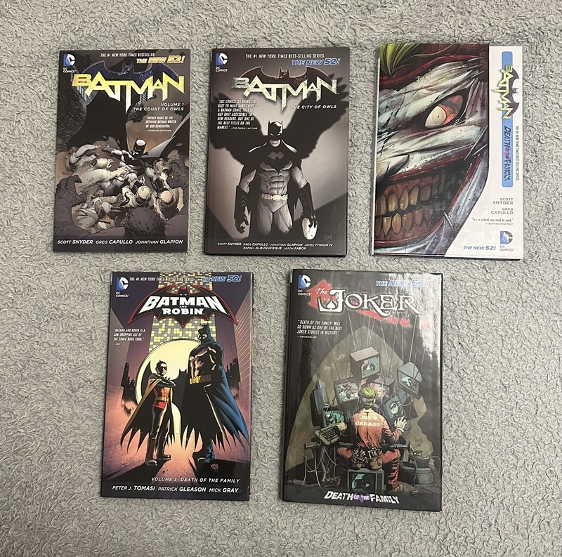 Batman New 52 Bundle Court Of Owls, Death Of The Family, Joker, Batman & Robin
