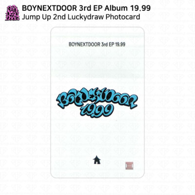 BOYNEXTDOOR 3rd EP Album 19.99 2nd Luckydraw Photocard PST Weverse