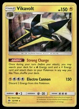 Pokemon Cards Vikavolt 52/149 Holo SM Base Set Holo Holo Rare LP