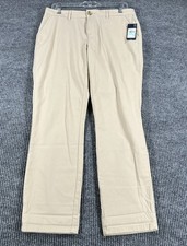Tommy Hilfiger Pants Womens 8 Khaki Hampton Stretch Slim Chino Heritage New