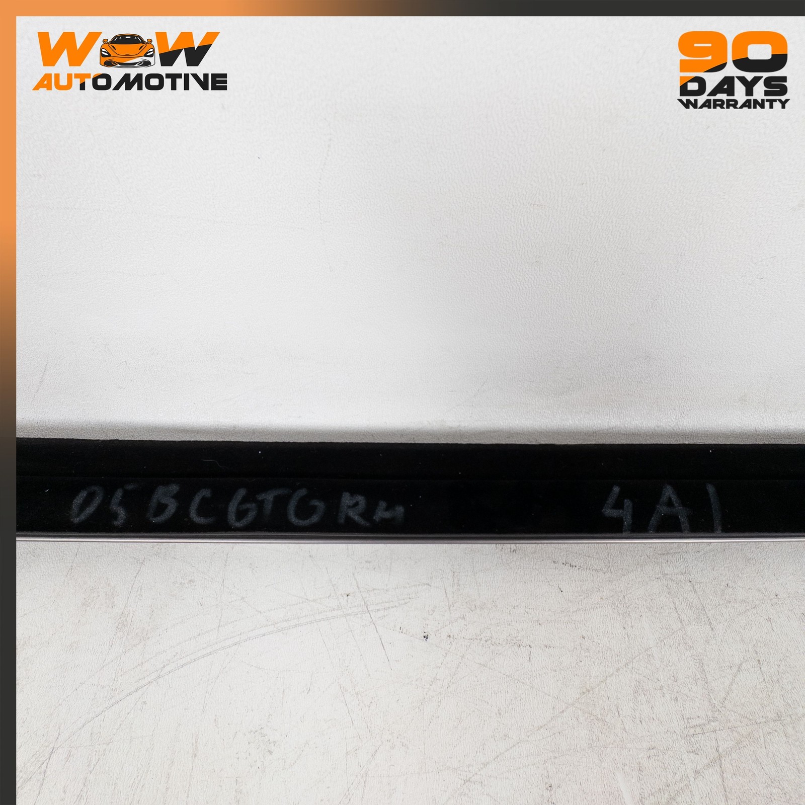 04-13 BENTLEY CONTINENTAL GT RIGHT PASSENGER SIDE WINDOW WEATHER SEAL MOLDING OE