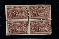 USA #234 Extra Fine Never Hinged Fresh Block