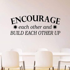 Inspirational Wall Decals, Teamwork Motivational Quotes Women Success Classroom