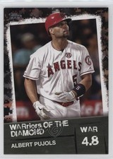 2020 Topps Warriors of the Diamond Black 40/299 Albert Pujols #WOD-16 0i4k
