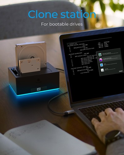 ICY BOX IB-127CL-U3 USB 3.2 Gen 1 (3.1 Gen 1) Type-B Black - Afbeelding 2 van 5