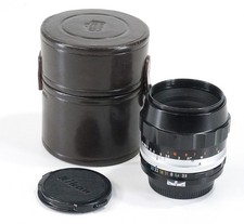 55MM 55/3.5 NIKON MICRO-NIKKOR NON-AI SOME DUST  CASE AND CAPS/225549
