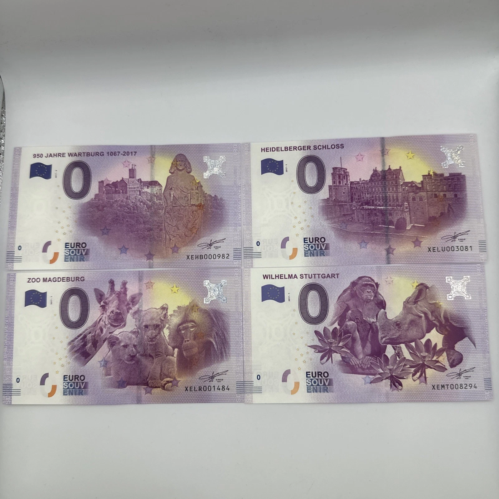 Billet Zéro 0 € Euro Touristique / Souvenir 2017