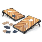 EastPoint 3-in-1Tailgate Toss Game Set - Cornhole, Tic Tac Toe Toss, Rings Toss