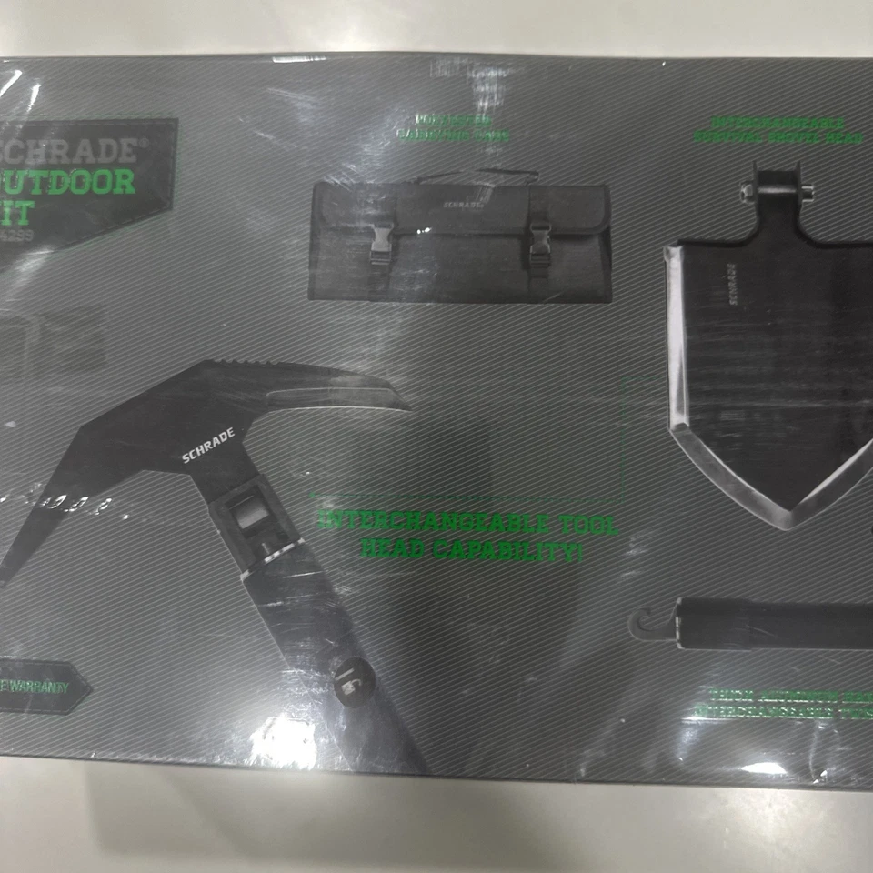 Kit tático de sobrevivência ao ar livre Schrade SCHEXC machado pá conjunto múltiplo de ferramentas 1084299 - Imagem 4 de 4