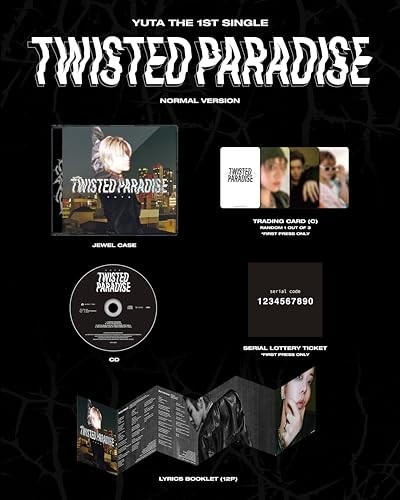 悠太　twisted paradise NCT 127 YUTA TWISTED PARADISE CD Normal Version Single AVCK