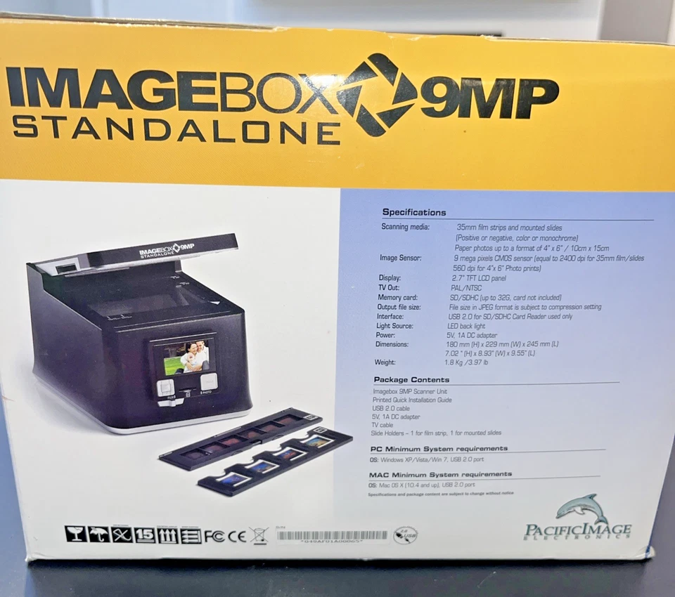 Pacific Image ImageBox Standalone 9MP Multi Format Film Photo Scanner  - Image 2 of 4