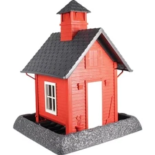  Bird Village Collection School House Birdfeeder 