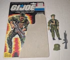 Leatherneck G.I. Joe 1986 Hasbro Vintage Action Figure w/ File Card