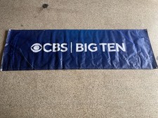 Genuine CBS BIG TEN Conference Basketball Huge Vinyl Banner 94.5