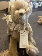 Vintage Mohair Teddy Bear By Bears N Things Fully Jointed Furbelows Edwin 90s