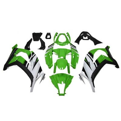 Bodywork Fairings For Kawasaki Ninja ZX10R 2011-2015 ABS Fairing Kit Green White