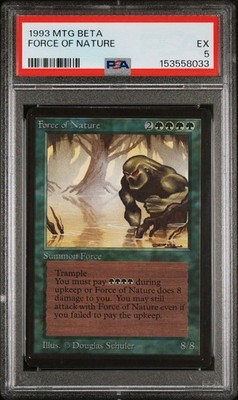 MTG FORCE OF NATURE Beta (OldManMTG 012-543)