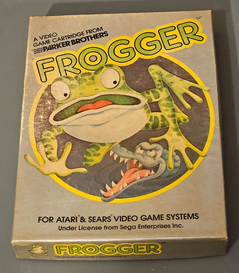Frogger Atari 2600/7800/2600+/7800+ 1982 COMPLETO CIB PROBADO FUNCIONA Foto 3 de 4